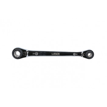 LASER Ratchet Ring Spanner 8-in-1