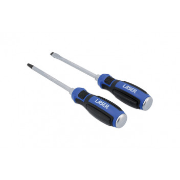 LASER Pound Thru Screwdriver Set 2pc
