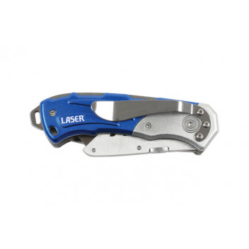 LASER Twin Blade Mechanics Knife Blue