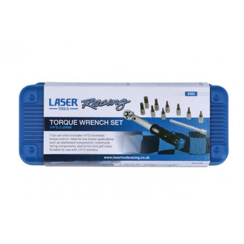 LASER LTR Torque Wrench Set 1/4D 2-20Nm"