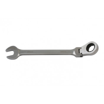 LASER Ratchet Ring Spanner - Flexi head 24mm