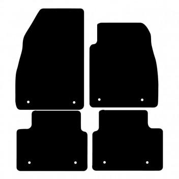 Carpet Mat Set VAUXHALL INSIGNIA 2013> WITH FIXINGS IN