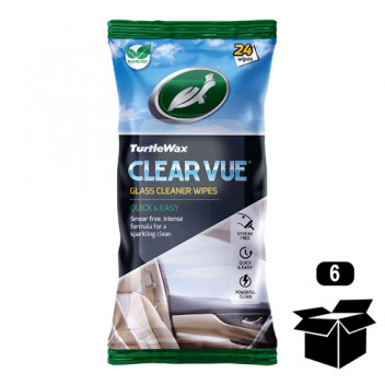 Turtlewax Glass Wipes 24pk ClearVue