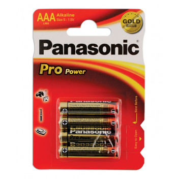 CONNECT Panasonic Pro Power AAA Battery 4pc