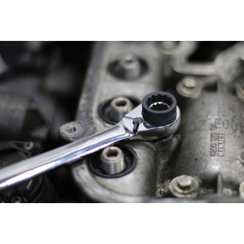 LASER Ratchet Ring Spanner 8-in-1