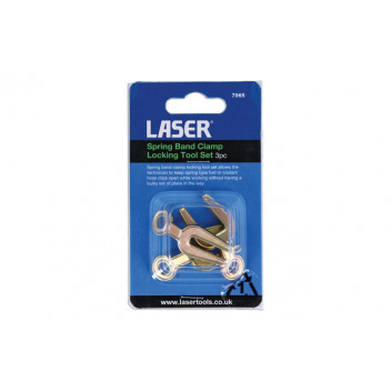 LASER Spring Band Clamp Locking Tool Set 3pc