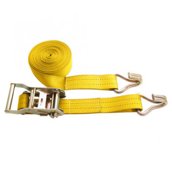 Ratchet tie down c/w hooks 1x6m 1000kg TUV/GS