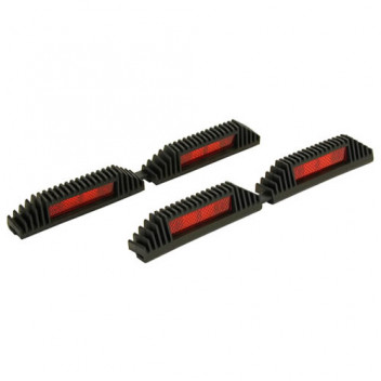 Door Guards Protectors BLACK (CHUNKY) x 2 ALT (L2065.8)