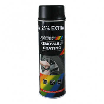 Motip Removable Paint Gloss  Black 500ml