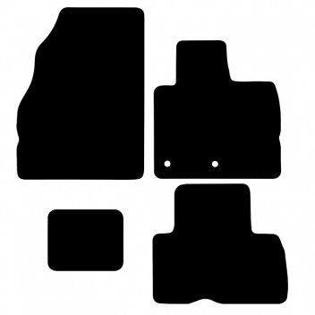 Carpet Mat Set RENAULT SCENIC 2009->( 2NISSAN & 2 ren