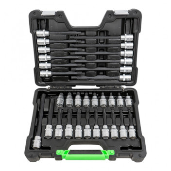 32 Pieces Ribe Bit Socket Set