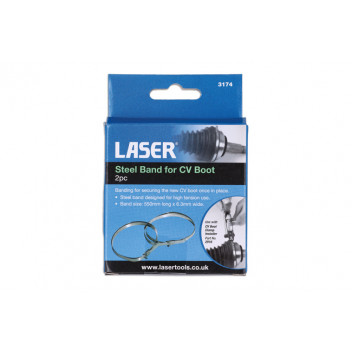 LASER Steel Band for CV Boot 2pc