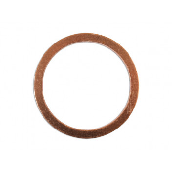 CONNECT Sump Plug Washer Copper 26mm x 32mm x 2mm Pk 10