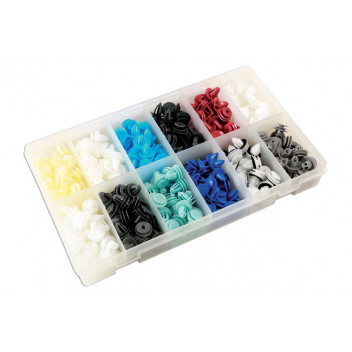 CONNECT Assorted Box of Panel Clips Asian Market 335 Pc
