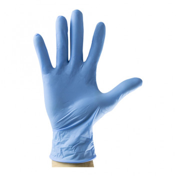 Disposable Blue Nitrile Gloves L Size 35Mil
