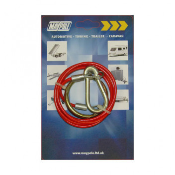 1m x 2mm Red Breakaway Cable DP (1)