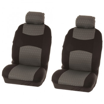 Seatcover Front Set 4pcs 'Chicago' Grey