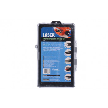 LASER Interchangeable Pliers Set 5-in1