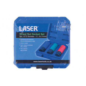 LASER Wheel Nut Set 3pc