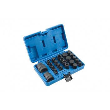 LASER Socket & Bit Set 3/4D & 1"D 24pc"