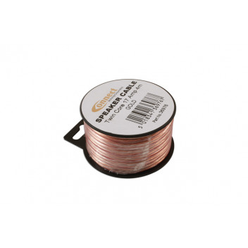 CONNECT Mini Reel Automotive Gold Twin Speaker Cable 4m