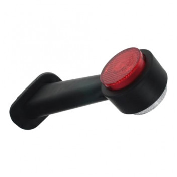 LAMP - R/H 10-30V LED Red/White 45 Deg Outline Marker Lamp &