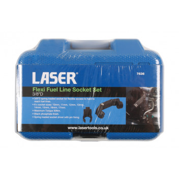 LASER Flexi Fuel Line Socket Set 3/8D