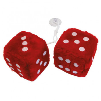 Fuzzy Dice Red