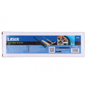 LASER Tyre Valve Tool Set 3pc
