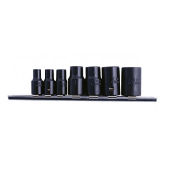 LASER Star Socket Set - 3/8D & 1/4"D 7pc"