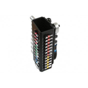 LASER Socket/ Bit Set 37pc 1/4D"