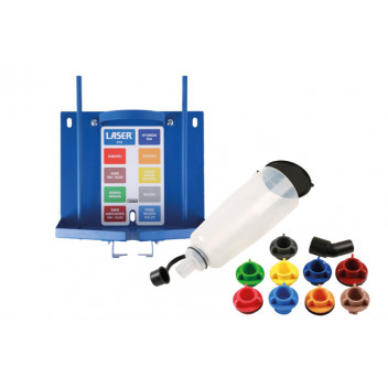 LASER Oil Funnel Kit with Drain Storage Station
