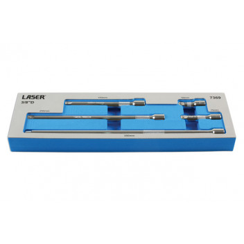 LASER Extension Bar Set 5pc 3/8D"