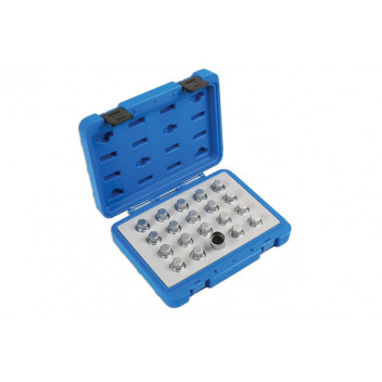 LASER Locking Wheel Nut Key Set - Vauxhall/Opel 20pc