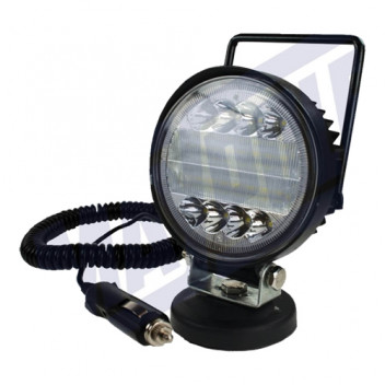 12/24V 30W LED Magnetic Work Light - 20x1.5W 1200lm Spot/ Fl