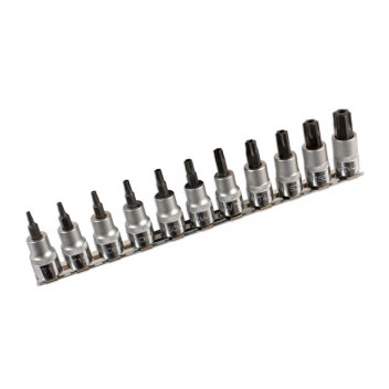 LASER Star Bit Set 11pc 3/8D - Tamperproof"