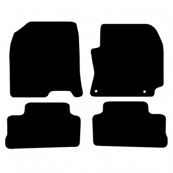 Carpet Mat Set HYUNDAI KONA 2017>  (4 PIECE + 2 CLIPS