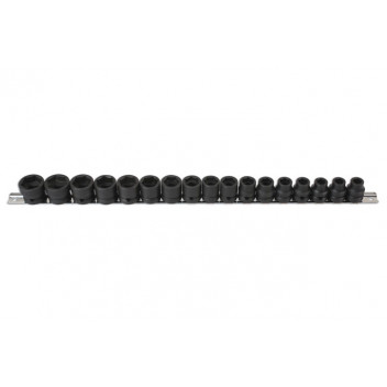 LASER Impact Socket Set - Low profile 1/2D 17pc"