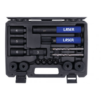 LASER Locking Wheel Nut Removal Kit - Lug Driller