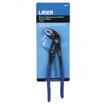 LASER Rapid Adjustment Water Pump Pliers 180mm