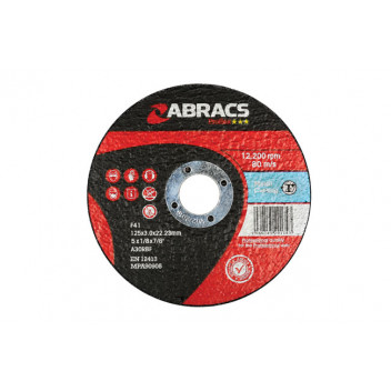 CONNECT Abracs 125mm x 3.0mm Flat Cutting Disc Pack 10