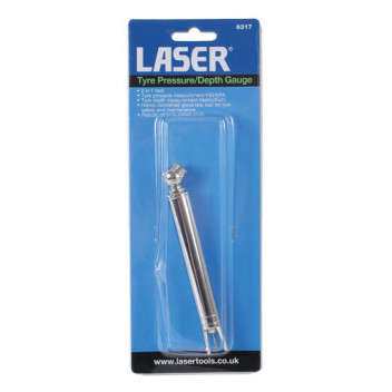 LASER Tyre Pressure/Depth Gauge