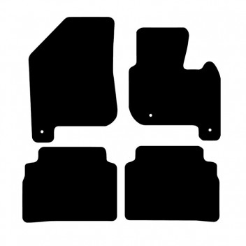 Rubber Mat Set KIA SOUL EV 2014>  (4 PIECE + 3 CLIPS)