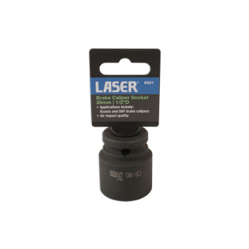 LASER Brake Caliper Socket 26mm 1/2D"