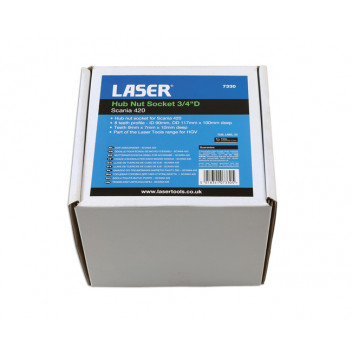 LASER Hub Nut Socket -  Scania 420