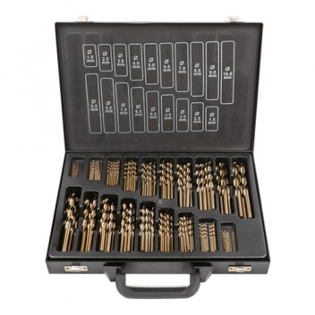 SET OF TWIST DRILLS 1-10MM HSS-CO5 COBALT