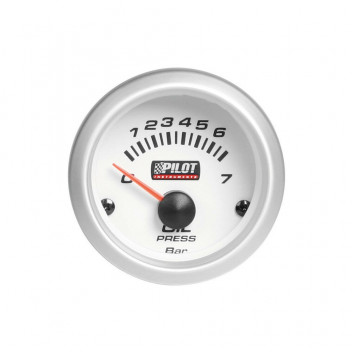 Oil Pressure Gauge Blue 2''