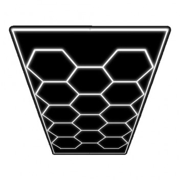 SET OF HEXAGONAL LED CEILING LIGHTS