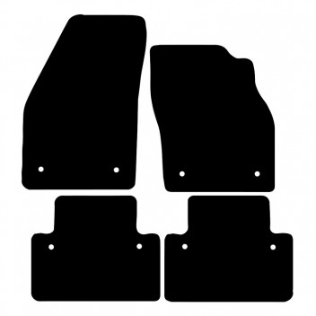 Carpet Mat Set VOLVO V50--8 CLIPS