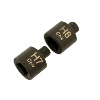 LASER Hex Bit Set 3/8D 2pc"